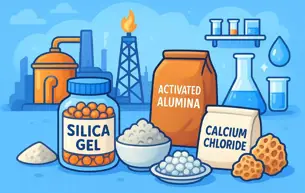 مواد شیمیایی جاذب رطوبت | راهکار کنترل رطوبت در نفت، گاز و پتروشیمی