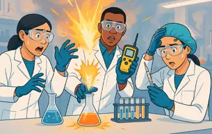 رایج‌ترین حوادث آزمایشگاهی ناشی از مواد شیمیایی