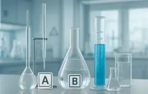 کلاس بندی شیشه آلات آزمایشگاهی