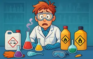 مواد شیمیایی خطرناک در آزمایشگاه