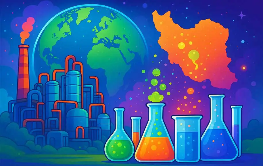 میزان مصرف مواد شیمیایی گوناگون در جهان