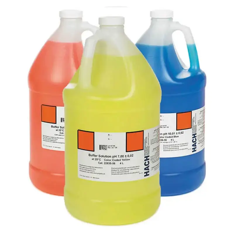 محلول بافر 4 لیتری pH 10.01 شرکت Hach کد 2283656