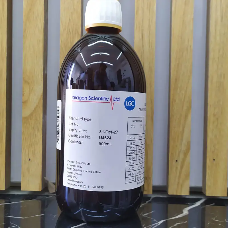 ماده مرجع تایید شده ویسکوزیته روغن Paragon Scientific N100