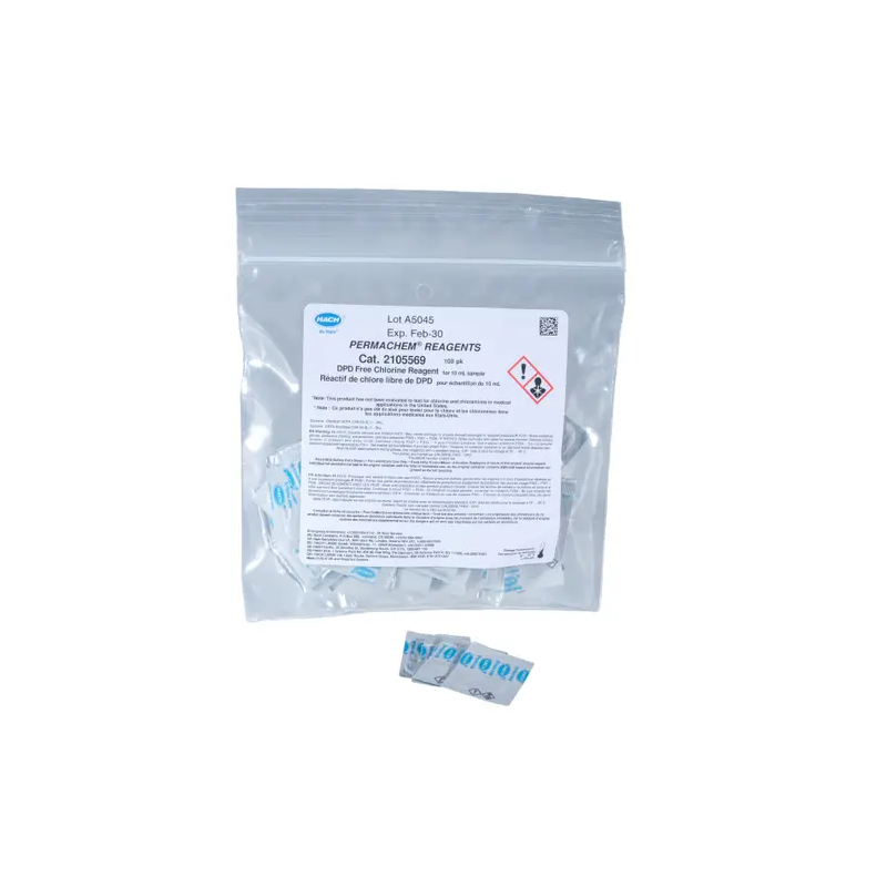 ریجنت پودری کلر آزاد Hach DPD کد 2105569
