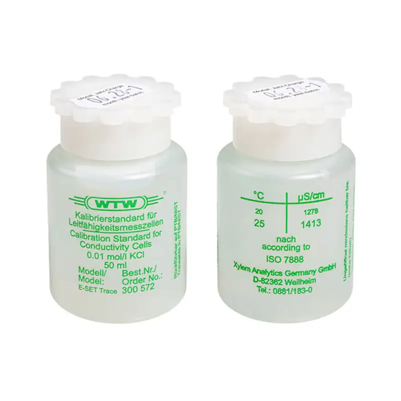 محلول کالیبراسیون رسانایی WTW E-SET Trace کد 300572