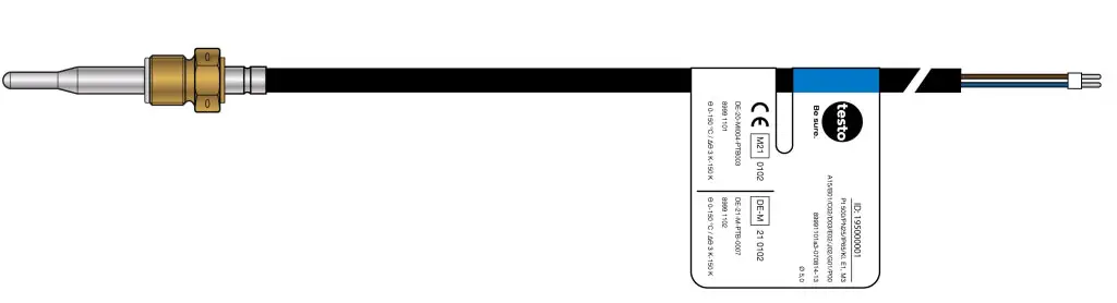 Temperature probes for heat meters